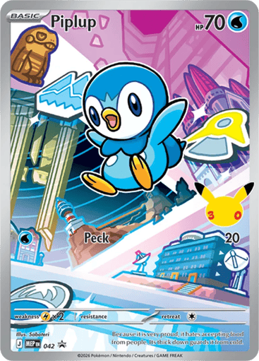 Piplup — Mega Evolution Black Star Promos #42