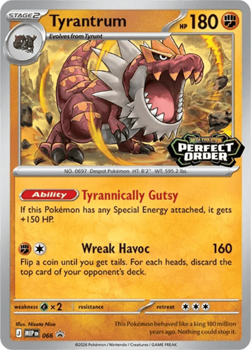 Tyrantrum — Mega Evolution Black Star Promos #66