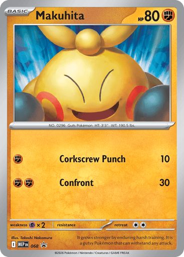 Makuhita — Mega Evolution Black Star Promos #68