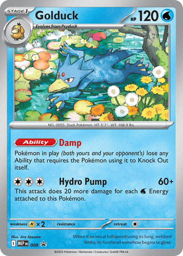 Golduck — Mega Evolution Black Star Promos #8