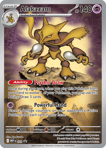 Alakazam — Mega Evolution Black Star Promos #9