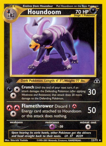 Houndoom — Neo Discovery #23