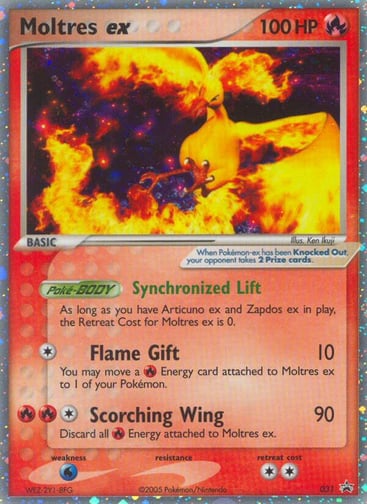 Moltres ex — Nintendo Black Star Promos #31