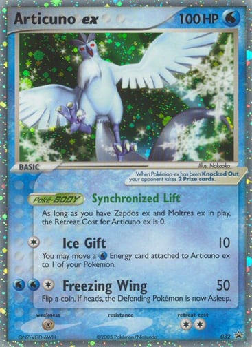 Articuno ex — Nintendo Black Star Promos #32