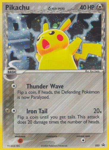 Pikachu δ — Nintendo Black Star Promos #35
