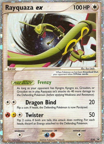 Rayquaza ex — Nintendo Black Star Promos #39