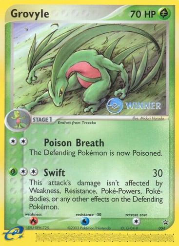 Grovyle — Nintendo Black Star Promos #4