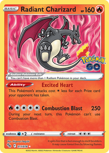 Radiant Charizard — Pokémon GO #11