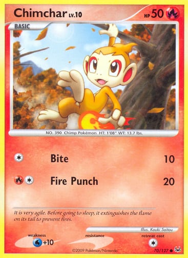 Chimchar — Platinum #70