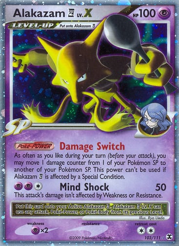 Alakazam E4 LV.X — Rising Rivals #103