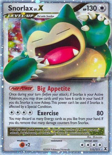 Snorlax LV.X — Rising Rivals #111