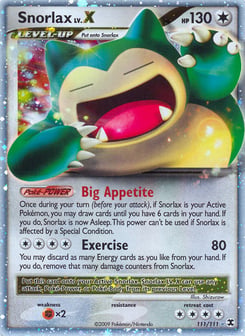 Snorlax LV.X Rising Rivals #111