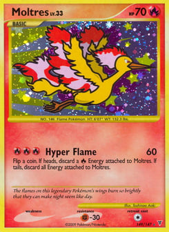 Gold Pokémon Cards — Moltres