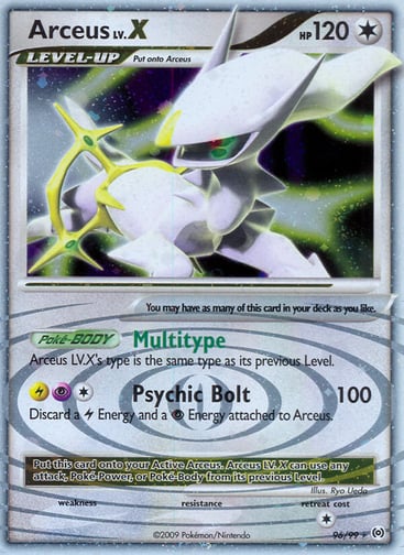 Arceus LV.X — Arceus #96