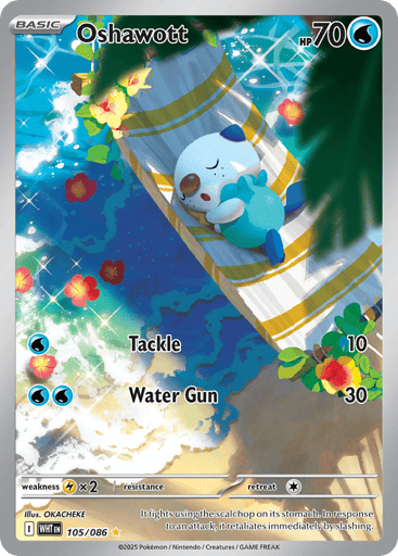 Oshawott — White Flare #105