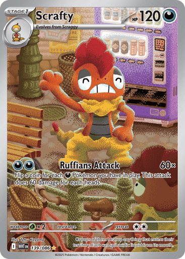 Scrafty — White Flare #139