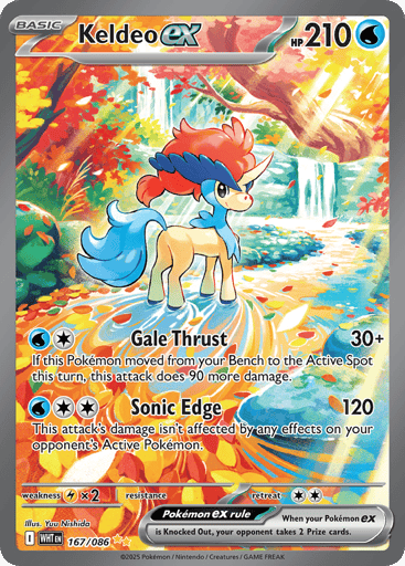 Keldeo ex — White Flare #167