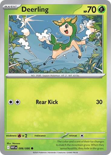 Deerling — White Flare #6