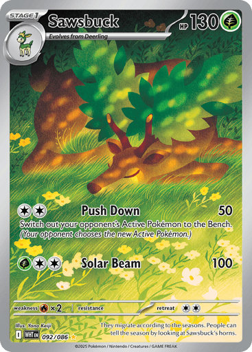Sawsbuck — White Flare #92