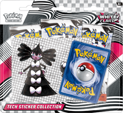 White Flare Tech Sticker Collection