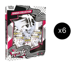 White Flare Binder Collection Case