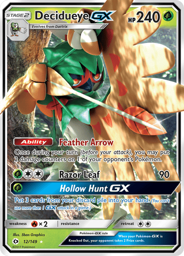 Decidueye-GX — Sun & Moon #12