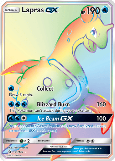 Lapras-GX — Sun & Moon #151