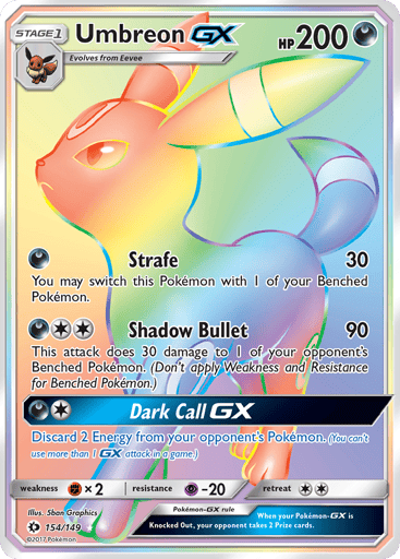 Umbreon-GX — Sun & Moon #154