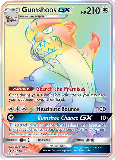 Gumshoos-GX — Sun & Moon #157