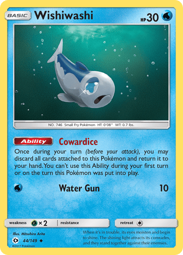 Wishiwashi — Sun & Moon #44
