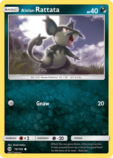 Alolan Rattata — Sun & Moon #76