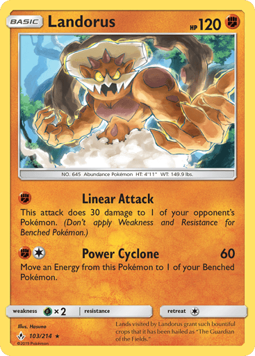 Landorus — Unbroken Bonds #103