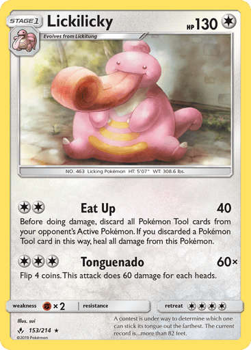 Lickilicky — Unbroken Bonds #153