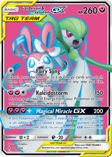 Gardevoir & Sylveon-GX — Unbroken Bonds #204