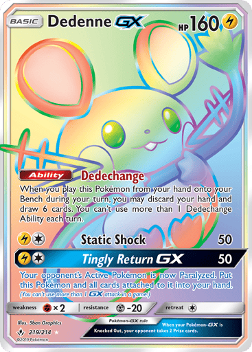 Dedenne-GX — Unbroken Bonds #219