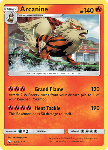 Arcanine — Unbroken Bonds #22