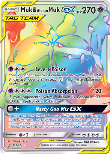 Muk & Alolan Muk-GX Price – Unbroken Bonds #61/214