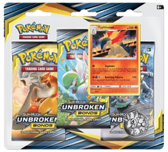 Unbroken Bonds 3-Pack Blister - Typhlosion
