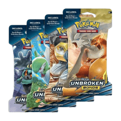 Unbroken Bonds Sleeved Booster Pack Art Bundle (Set of 4)