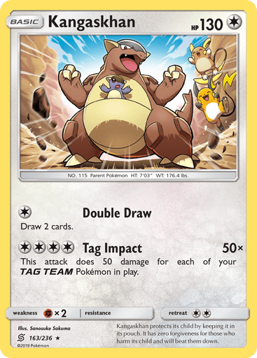 Kangaskhan — Unified Minds #163
