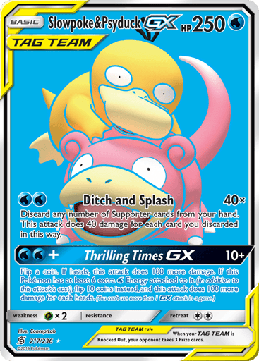 Slowpoke & Psyduck-GX — Unified Minds #217