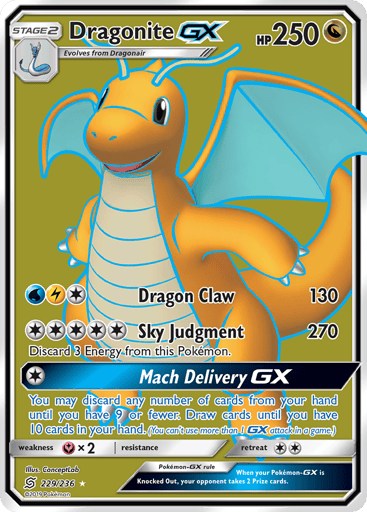 Dragonite-GX — Unified Minds #229