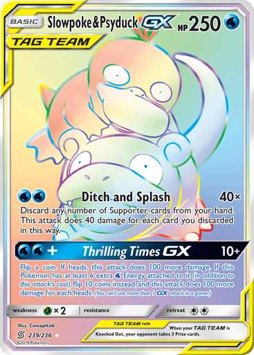 Slowpoke & Psyduck-GX — Unified Minds #239