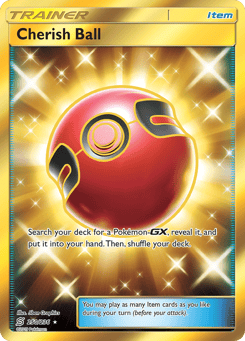Gold Pokémon Cards — Cherish Ball