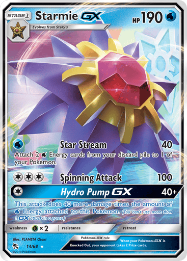 Starmie-GX — Hidden Fates #14