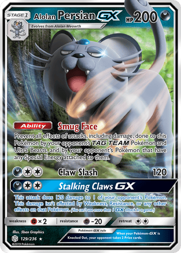 Alolan Persian-GX Price – Cosmic Eclipse #257/236