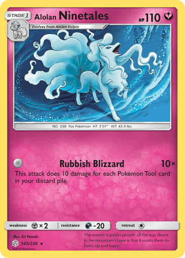 Alolan Ninetales — Cosmic Eclipse #145