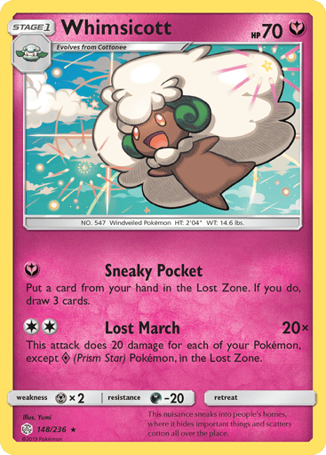 Whimsicott — Cosmic Eclipse #148