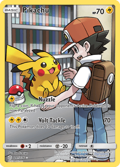 Gold Pokémon Cards — Pikachu