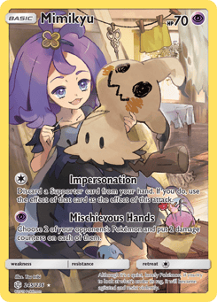 Gold Pokémon Cards — Mimikyu